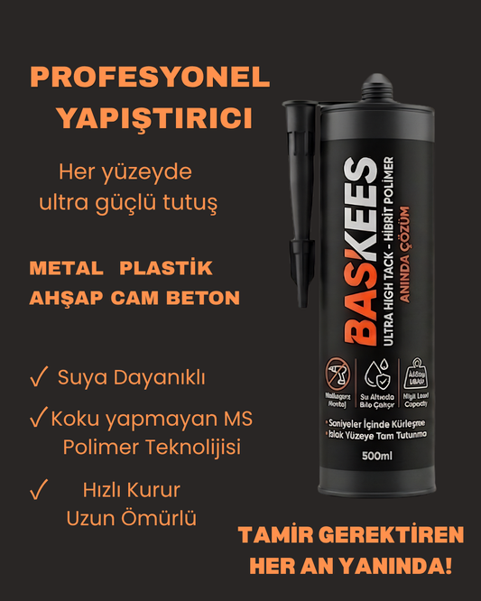 BasKees MS Polimer Yapıştırıcı (Anında Kapında)
