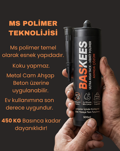 BasKees MS Polimer Yapıştırıcı (Anında Kapında)